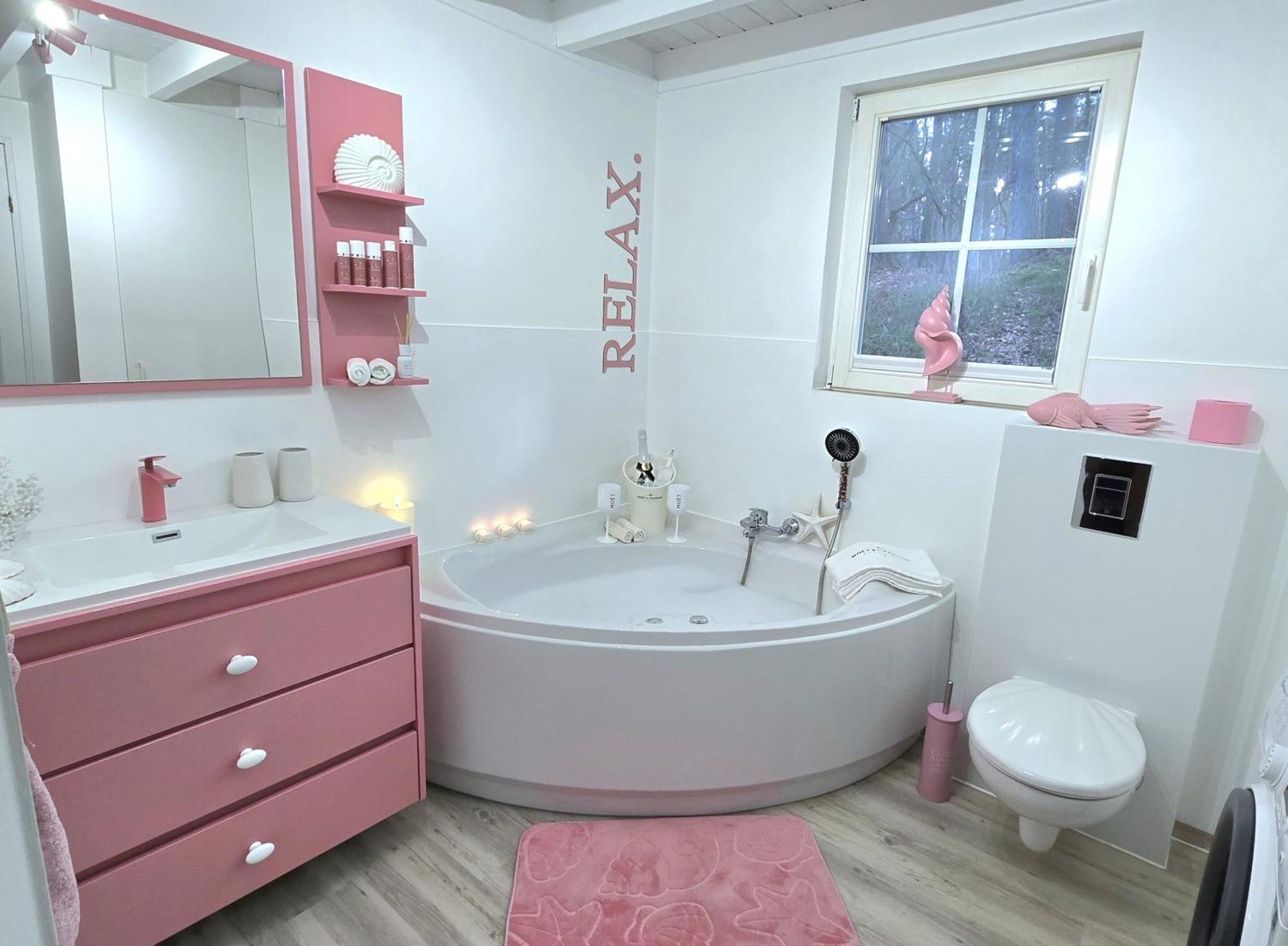 Pink Und Meer - Meerblick, Sauna, Kamin & Whirlpool Baabe Buitenkant foto