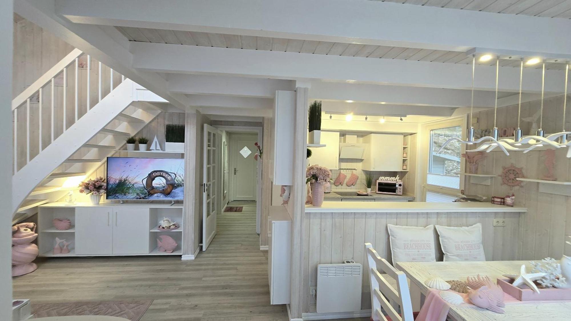 Pink Und Meer - Meerblick, Sauna, Kamin & Whirlpool Baabe Buitenkant foto