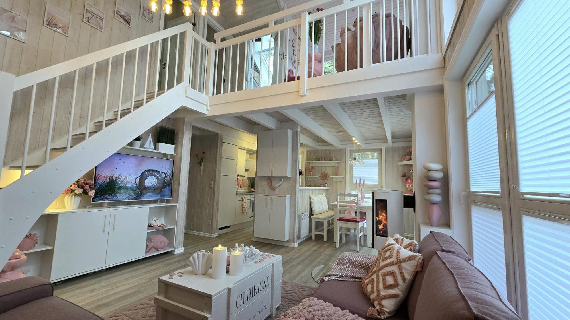 Pink Und Meer - Meerblick, Sauna, Kamin & Whirlpool Baabe Buitenkant foto