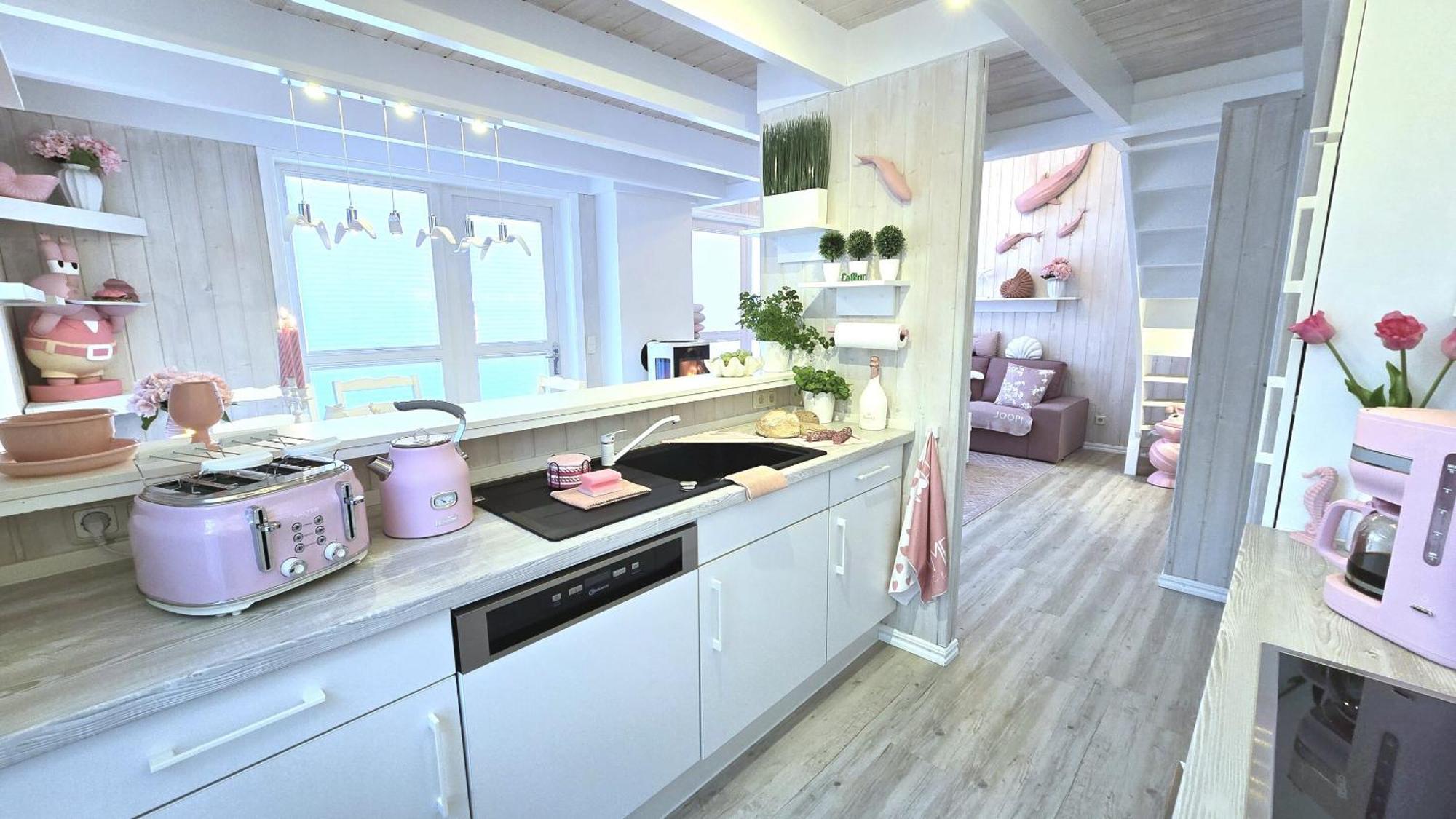 Pink Und Meer - Meerblick, Sauna, Kamin & Whirlpool Baabe Buitenkant foto